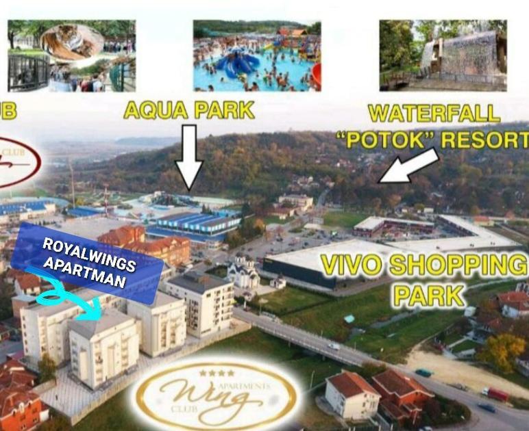 Royalwings Apartman Jagodina Esterno foto